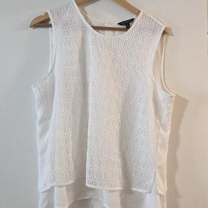 BR blouse with button detail